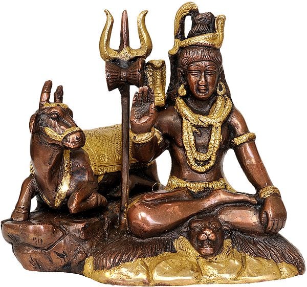 7" Bhagawan Shiva In Brass | Handmade | Made In India