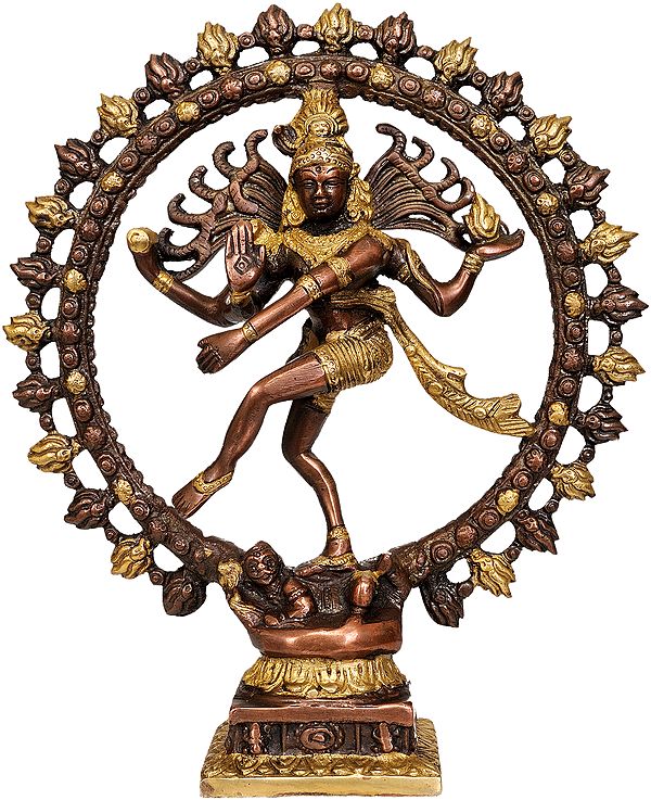 11" Nataraja in Brass | Handmade | Made In India