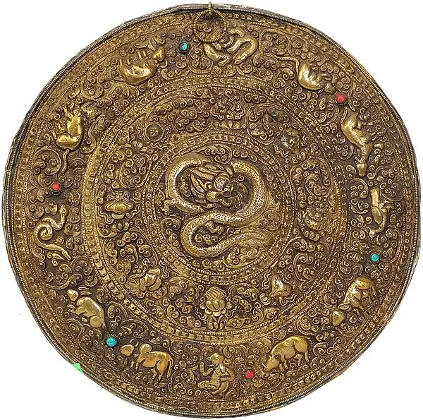 Ashtamangala Wall Hanging Mandala