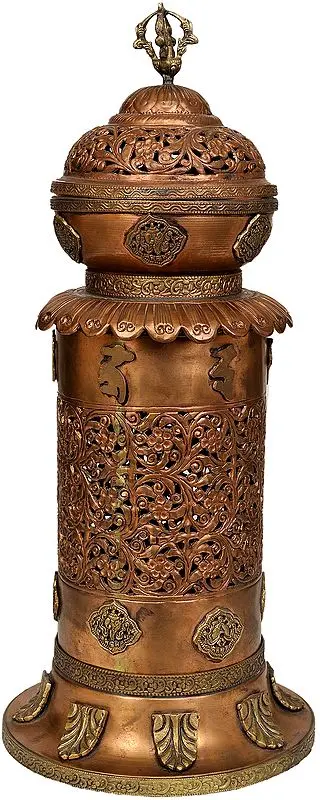 Tibetan Buddhist Incense Burner
