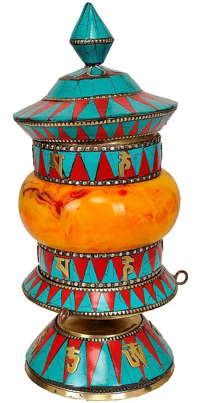 Tibetan Buddhist Prayer Wheel