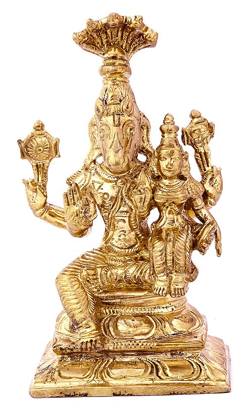 Bhagawan Hayagriva with His Shakti in Brass | Handmade | Made in India