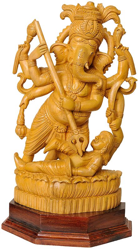 Lord Ganesha Killing Asura