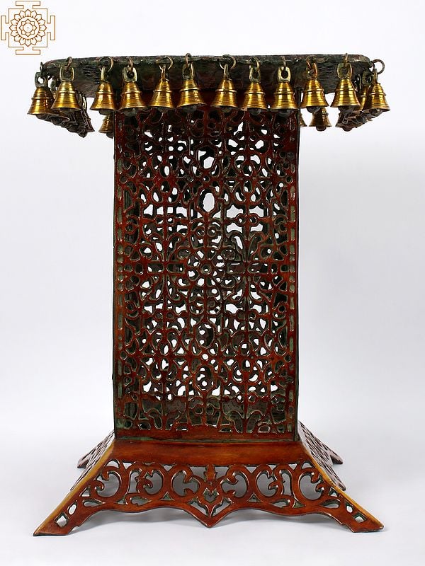 Ornate Lattice Chowki (Pedestal)