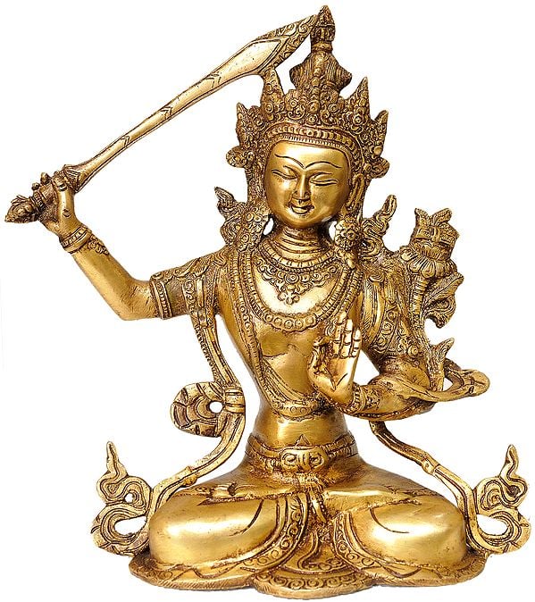 (Tibetan Buddhist Deity) Manjushri - Bodhisattva of Transcendent Wisdom