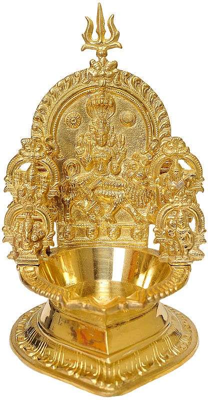 Goddess Durga lamp