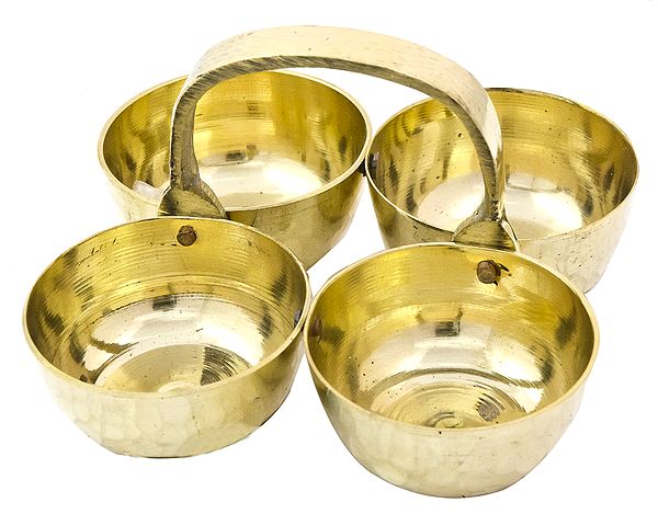 Four Small Puja Bowls