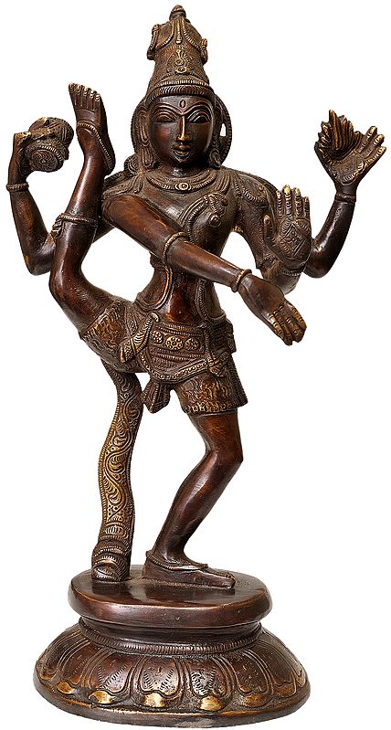 12" Urdhava Tandava In Brass | Handmade | Made In India