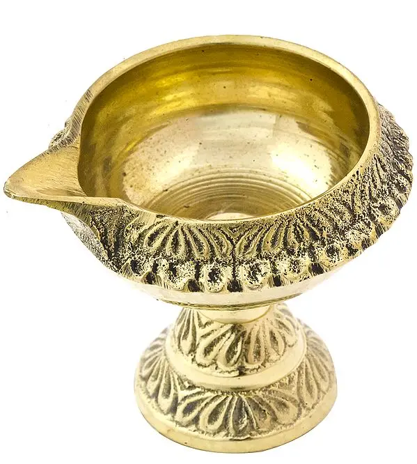 A Wick Puja Lamp