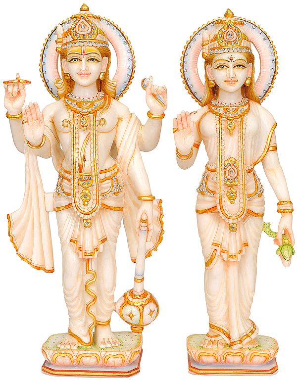 Lord Vishnu and Goddess Lakshmi