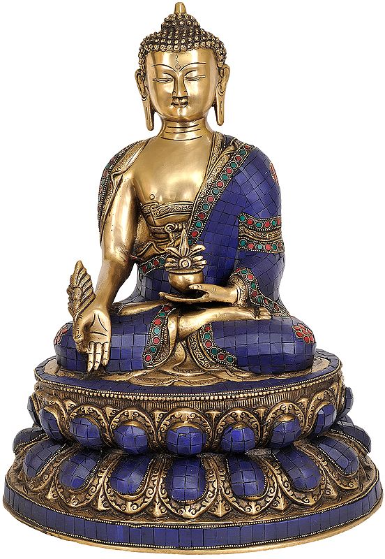 Tibetan Buddhist Deity- Lapis Buddha of Healing (Medicine Buddha)