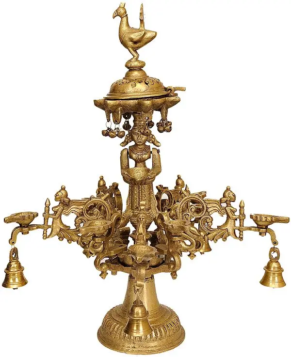 Peacock Lamp