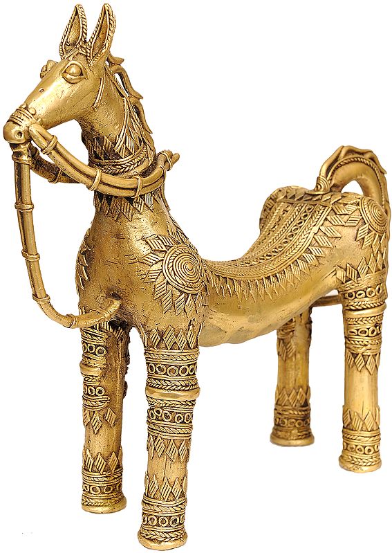 Horse (Folk Statue From Bastar)
