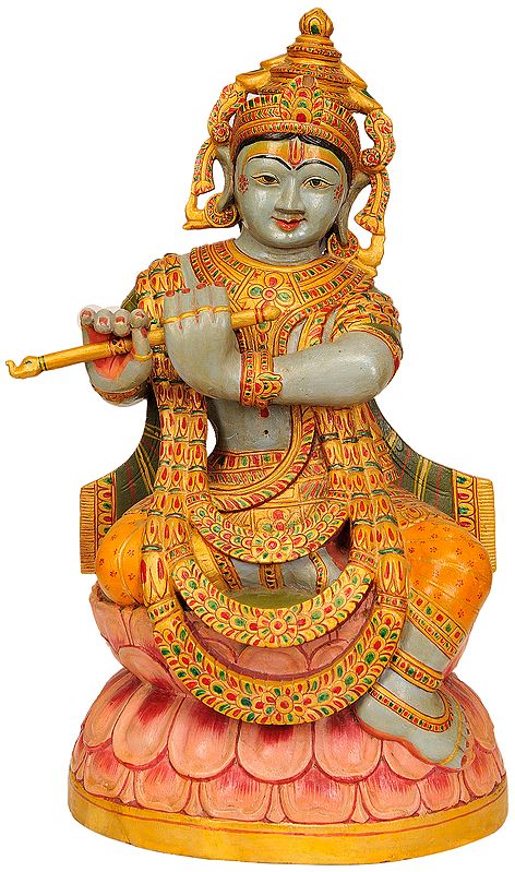 Krishna Playing on Flute