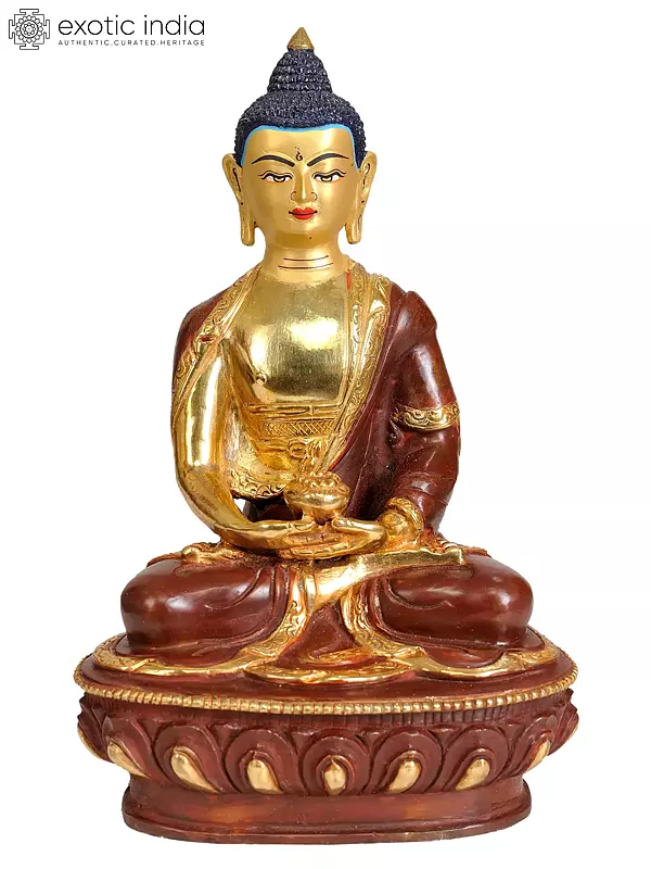 Seated Buddha, His Eyes Unshut