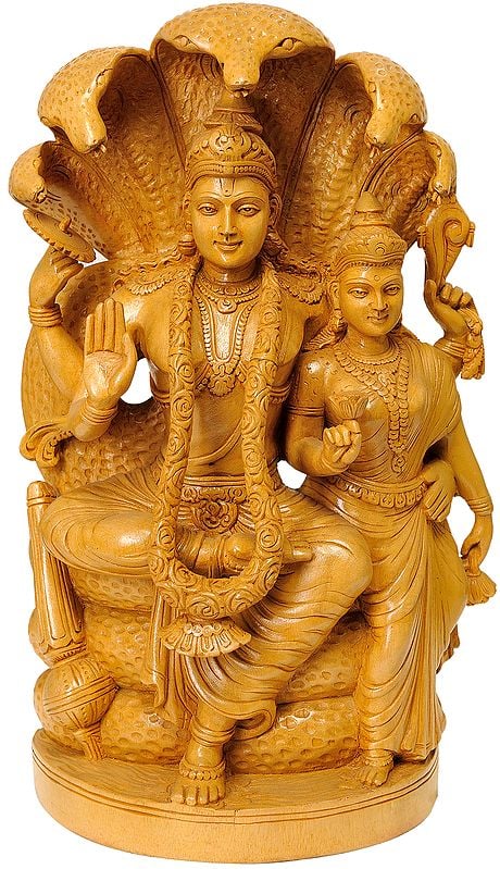 Vishnu and Lakshmi Ji Under Sheshanaga