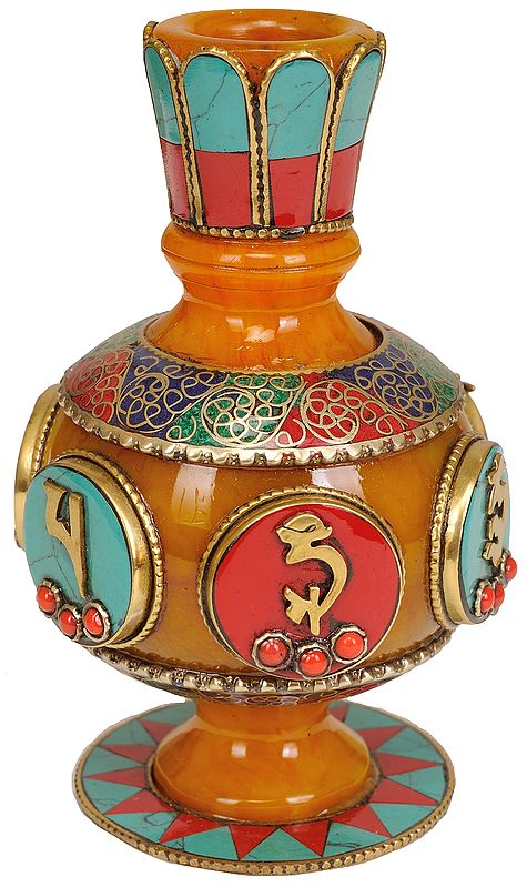 Tibetan Buddhist Sacred Buddhist Vase