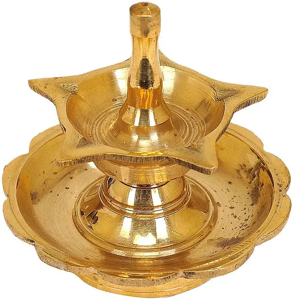Lotus Wick Puja Diya