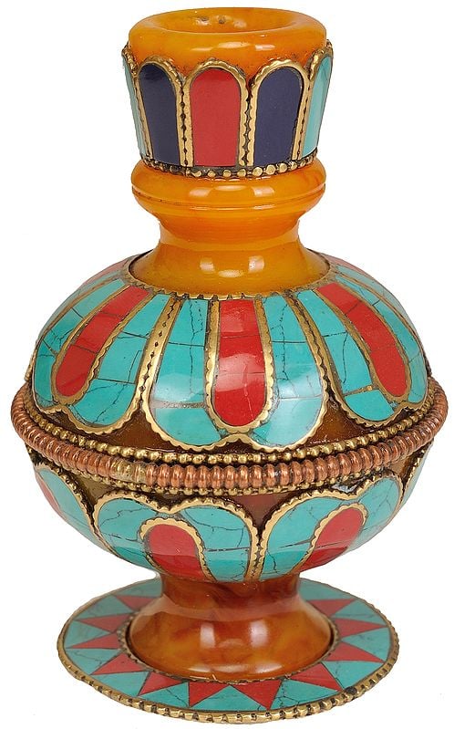 Tibetan Buddhist Ritual Vase