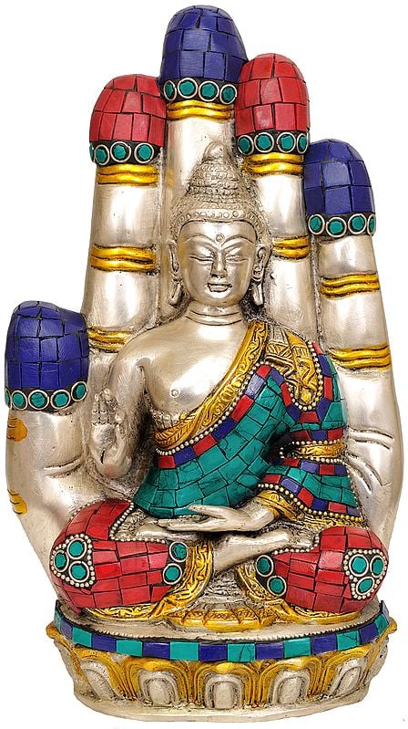 Buddha Seated in Blessing Hand
