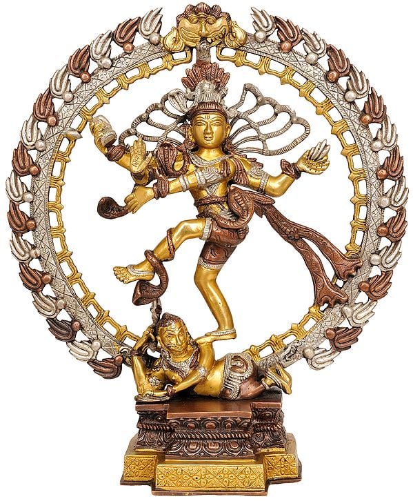 16" Nataraja In Brass | Handmade | Made In India