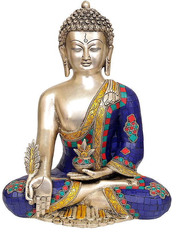 12" (Tibetan Buddhist Deity) Medicine Buddha In Brass | Handmade | Made In India