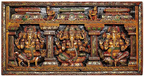 Ganesha in Different Forms (Panel)