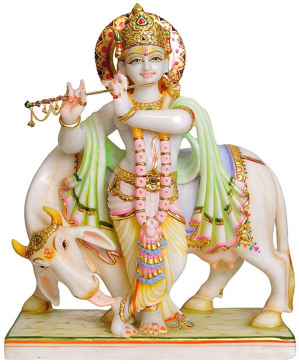 Gopala Krishna - Krishna with Cow