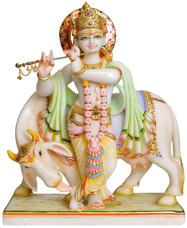 Gopala Krishna - Krishna with Cow