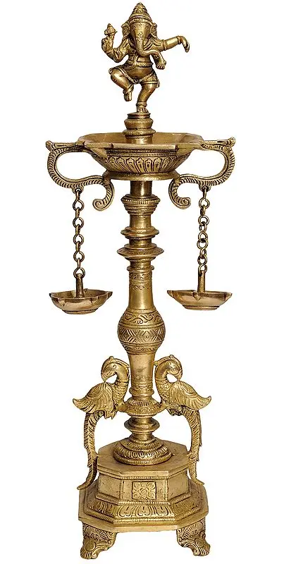 Dancing Ganesha Lamp