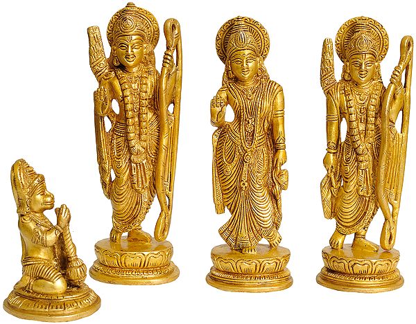 7" Ram Durbar In Brass | Handmade | Made In India