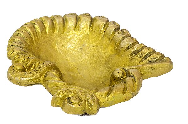 2" Om Diya in Brass | Handmade | Made in India