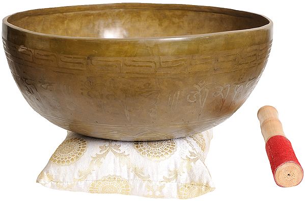 Singing Bowl with the Figure of Buddha and Mantras Inside