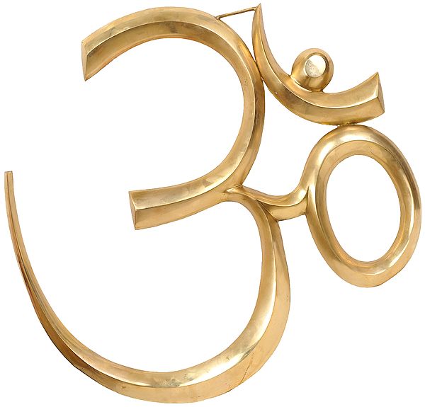 31" Large Brass Om (Wall Hanging) | Handmade | Made In India