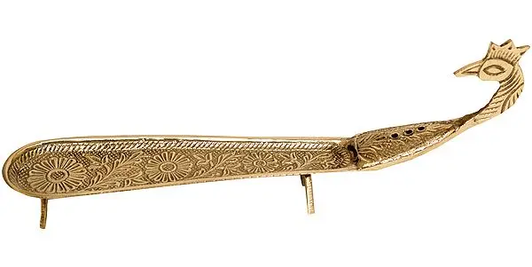 Peacock Incense Stick Burner
