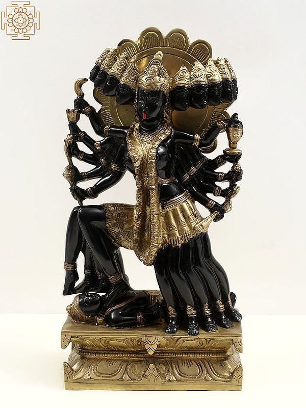 Goddess Mahakali In Brass