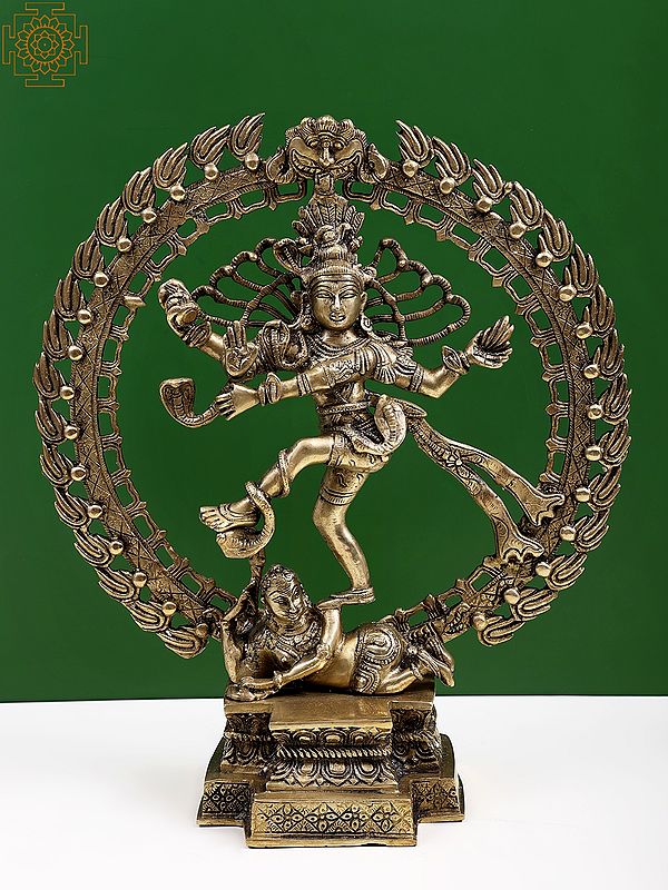 17" Nataraja Triumphs Over Ignorance In Brass | Handmade | Made In India