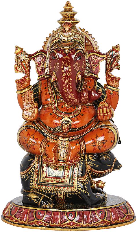 Ganesha Riding On His Vahana