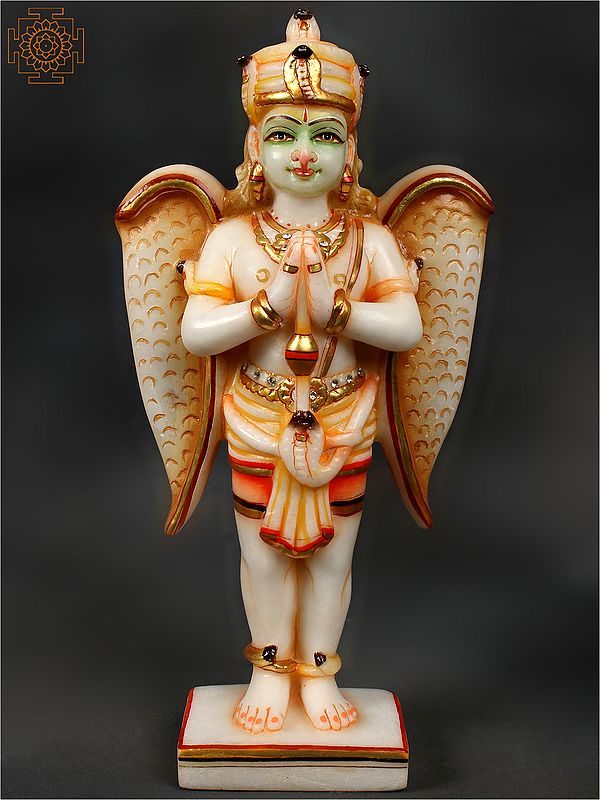 Standing Garuda in Namaskaram Mudra