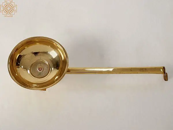 9" Aarti Diya with Handheld