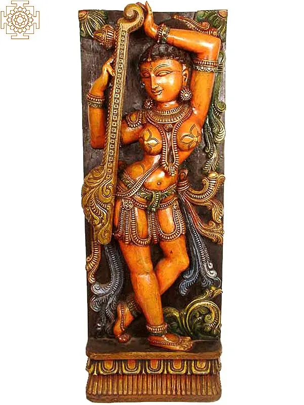 Apsara with Sitar