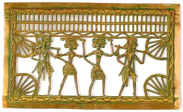 Tribal Procession Wall Hanging