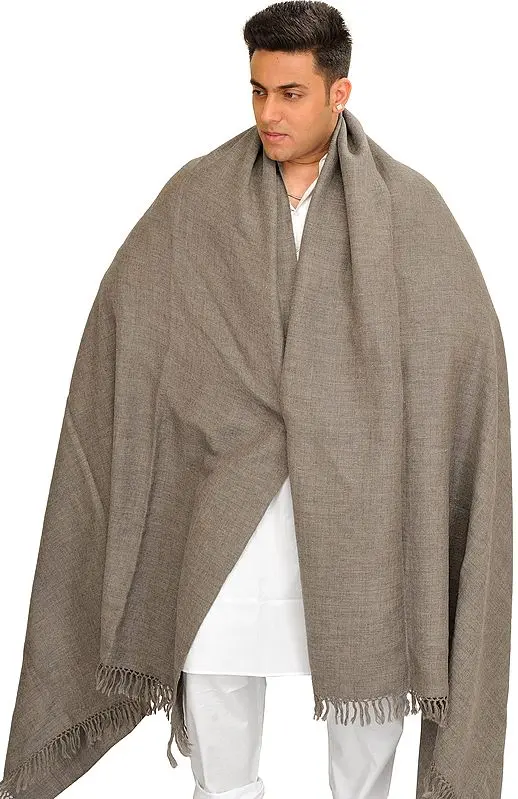 Moon-Rock Plain Men's Dushala from Kullu