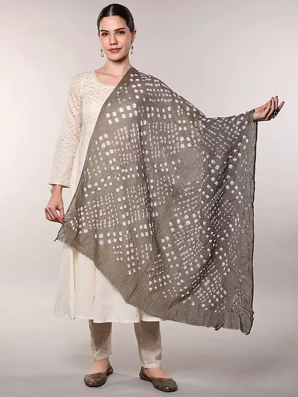 Pure Cotton Jodhpur Dupatta with Tie-dye Print