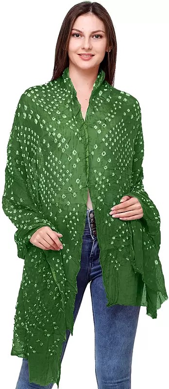 Pure Cotton Jodhpur Dupatta with Tie-dye Print