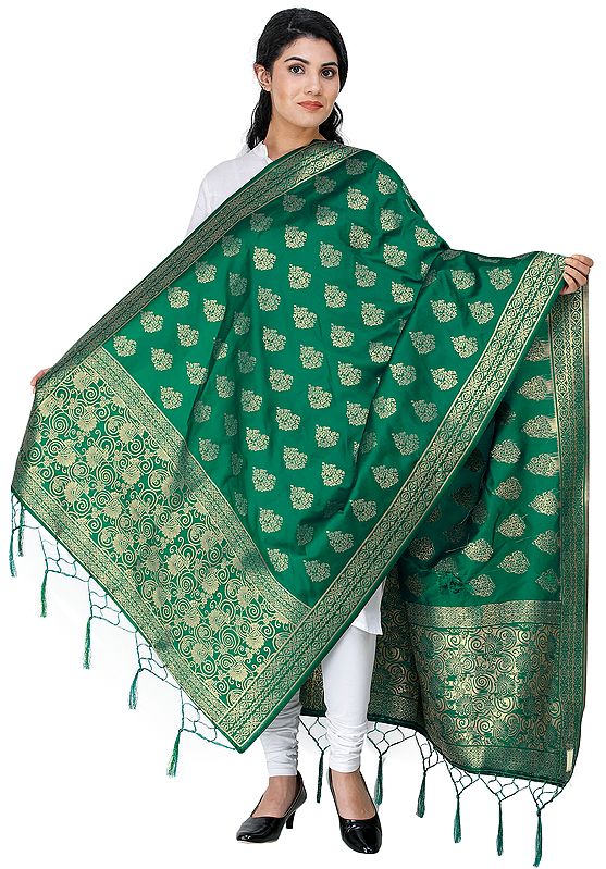 Dupatta from Gujarat with Brocaded Bootis