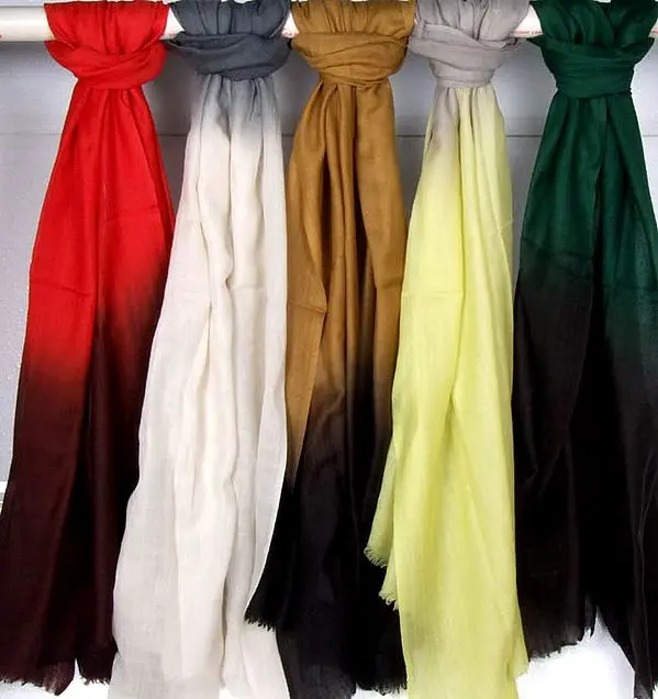 Lot of Five Double-Shaded Stoles