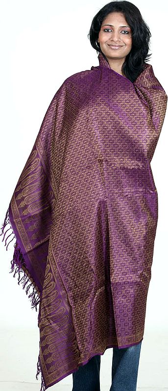banarasi shawl green