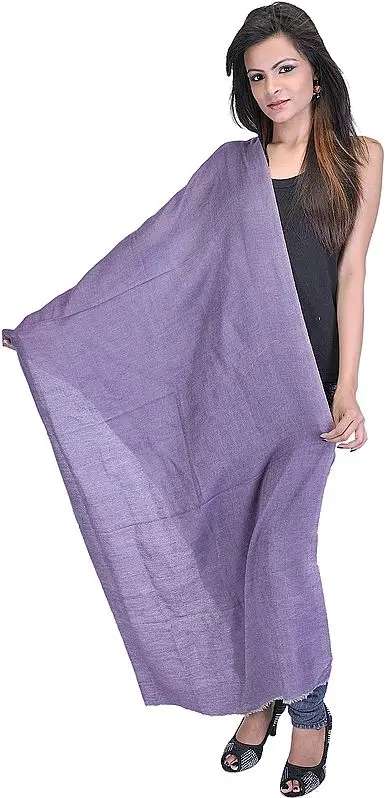 Plain Reversible Cashmere Stole