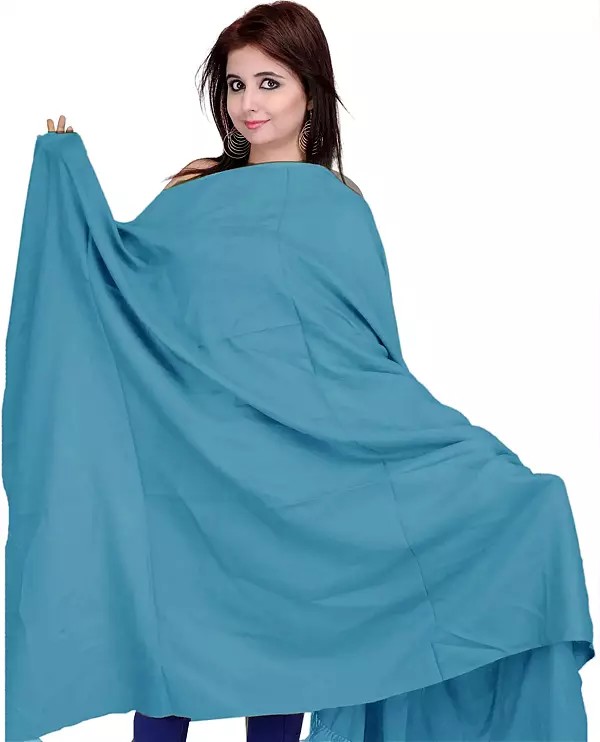 Plain Kashmiri Tusha Shawl